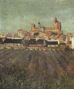 Vincent Van Gogh, View of Saintes-Maries (nn04)